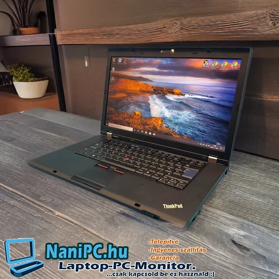 Megbízható nagyképernyős Lenovo Thinkpad T520 i5-2520M/8/240SSD/15,6