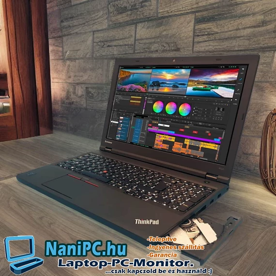 Mobil erőmű Lenovo Thinkpad W541 i7-4940MX/16/256SSD/Nvidia 15,6"  Workstation Laptop
