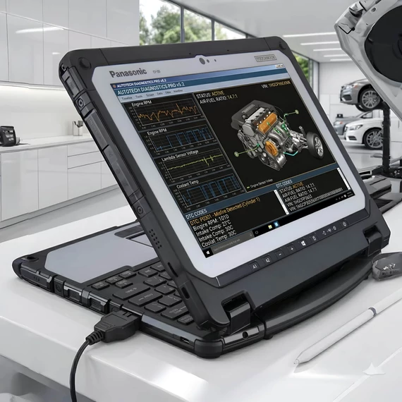 Panasonic Toughbook CF-20 rugged 6-az-1-ben tablet-laptop m5-6Y57 8GB RAM 256GB NVMe SSD 10,1 hüvelykes Full HD érintőkijelző 4G GPS MIL-STD-810G IP65 toll dual kamera vaku