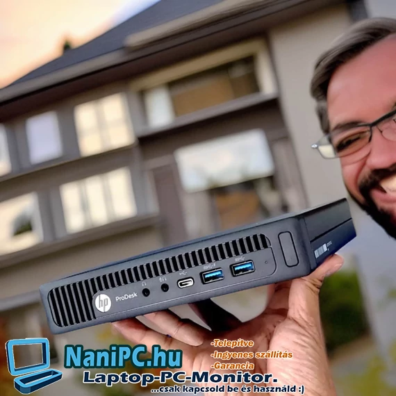 Energiatakarékos Kis méretben nagy erő Mini PC HP EliteDesk 600 G2 G4400T/8/128SSD
