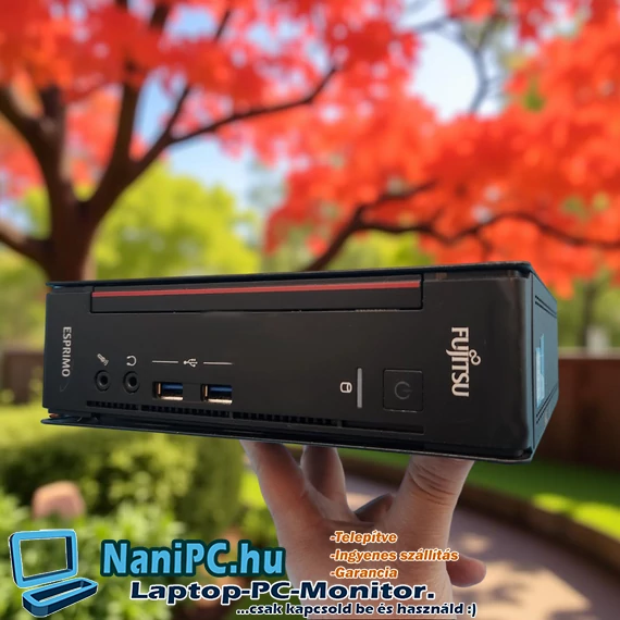 Bárhova belefér, bármit elvégez Fujitsu Esprimo  Mini PC Q556 I3-6100T/16/240SSD/WIFI