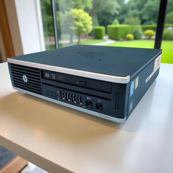 HP Elite 8300 USDT ultra kompakt PC Intel i3-3220, 8GB RAM, 128GB SSD és DVD-RW meghajtóval. Helyatakarékos megoldás! 