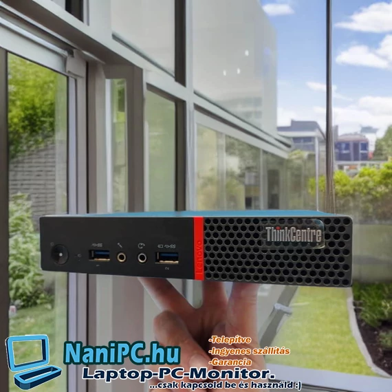 Energiatakarékos Mini PC Lenovo ThinkCentre Tiny M710Q USDT G4400/8GB/256SSD/LAN+Wifi