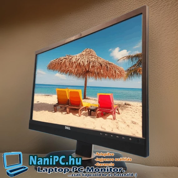 DELL P2418HZ 24 colos Full HD monitor beépített webkamerával és hangszórókkal, állítható állvánnyal