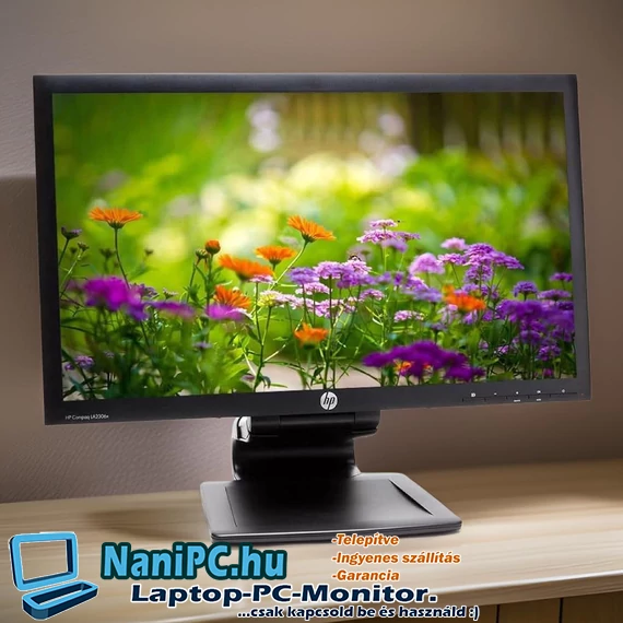 HP LA2306x 23 inches LED monitor DisplayPort, DVI, VGA és USB hub csatlakozókkal, professzionális használatra
