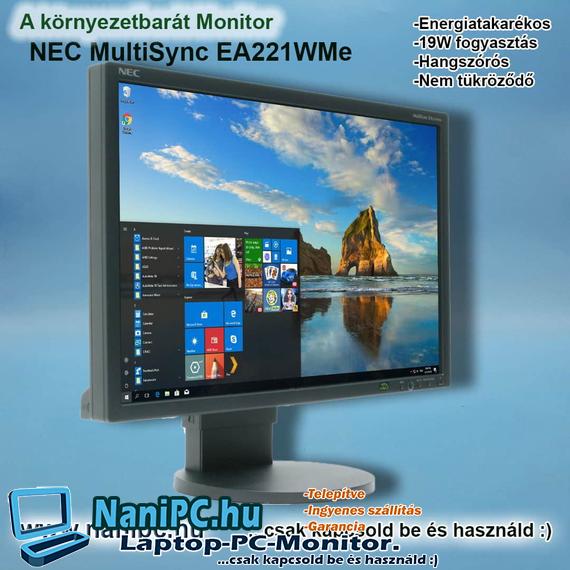 Energiatakarékos NEC Multisync EA221WME