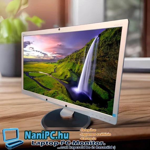 Webkamerás Monitor Philips 241P4Q Monitor 24 DP/VGA/DVI/USB/Kamera