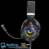 Kép 4/5 - Rampage RM-K18 Double Black 7.1 USB fekete mikrofonos fejhallgató